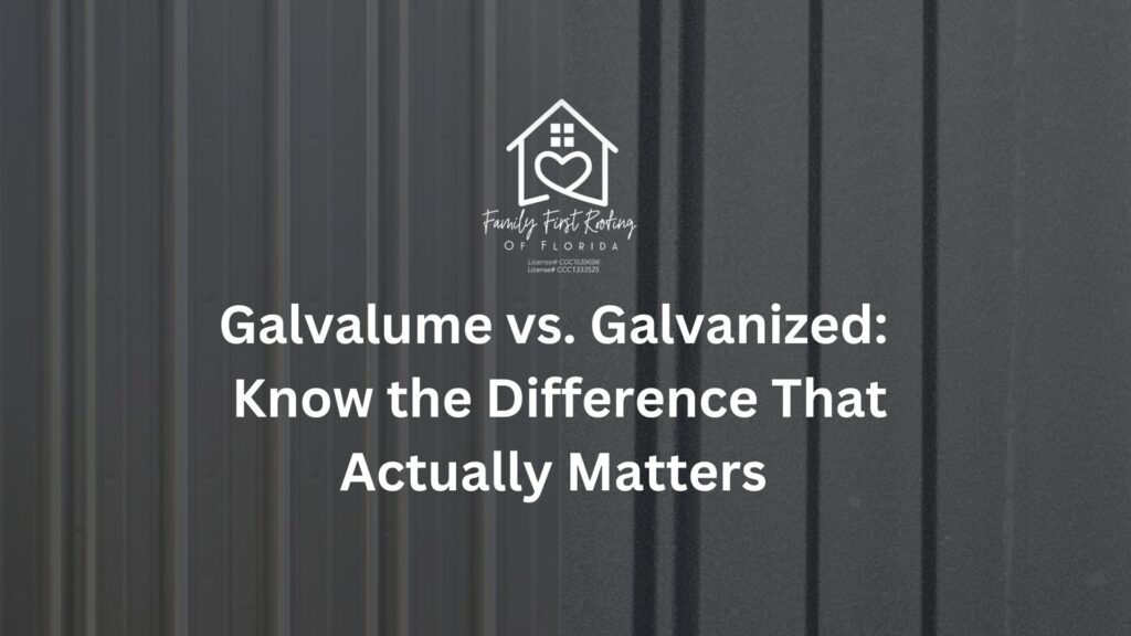Galvalume Vs Galvanized Roofing