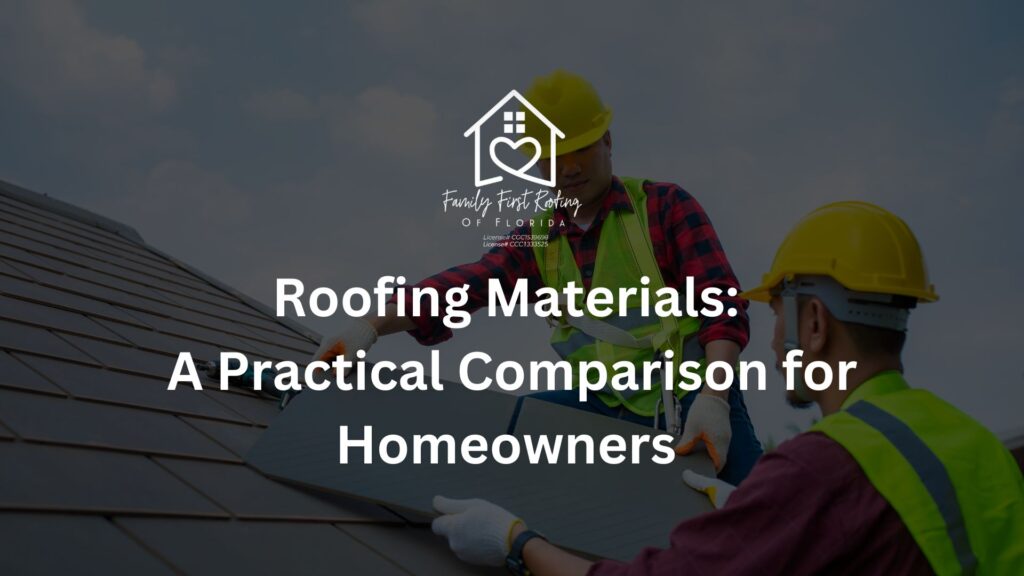 Roofing Materials Comparison