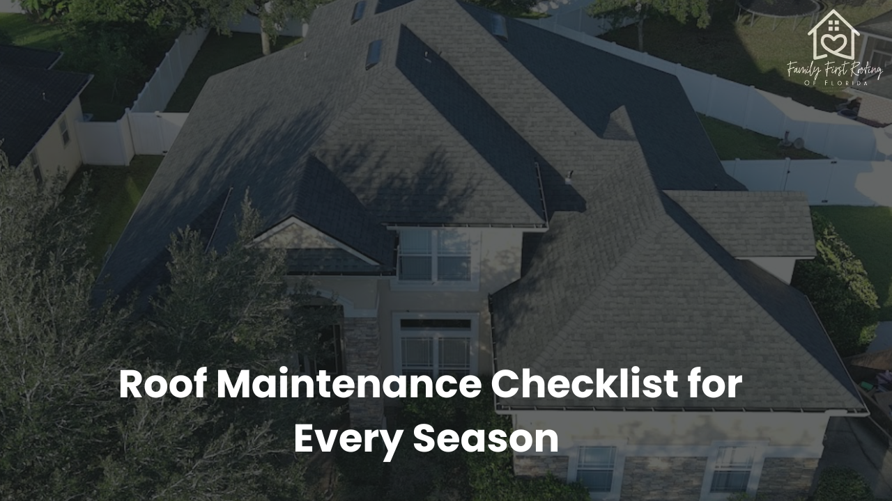 Roof Maintenance Checklist for Every Season